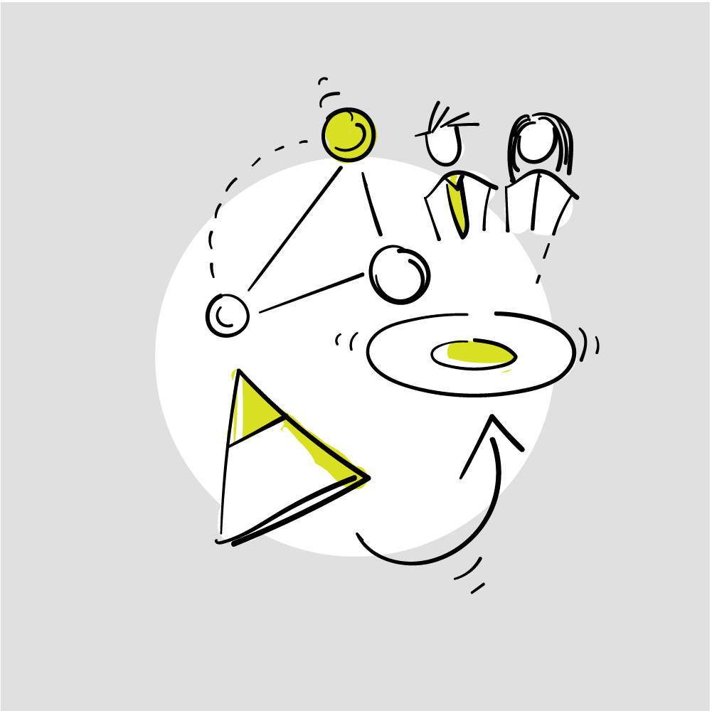 Organisationsberatung Illustration